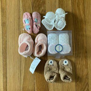 Baby Girl Knit Socks - Newborn - 0-3mo
